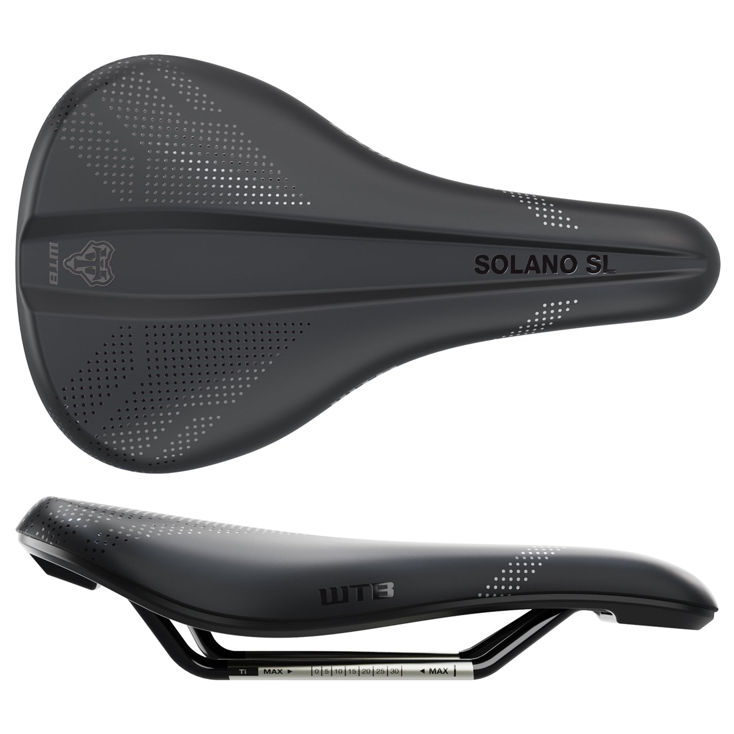WTB Solano SL Saddle - Titanium Black Medium Fusion Form