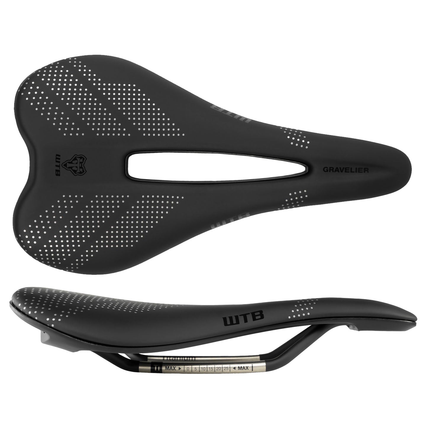 WTB Gravelier Saddle - Black Titanium