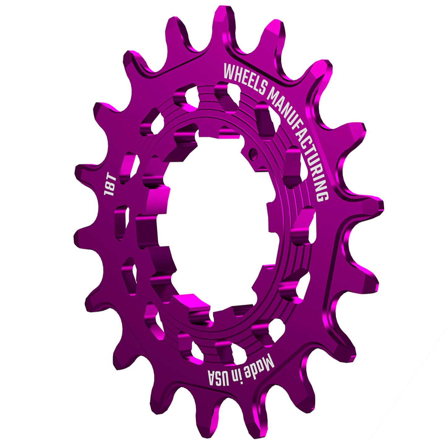 Wheels Manufacturing SOLO HG Cog - 18t Fits SOLO-HG Kits Purple