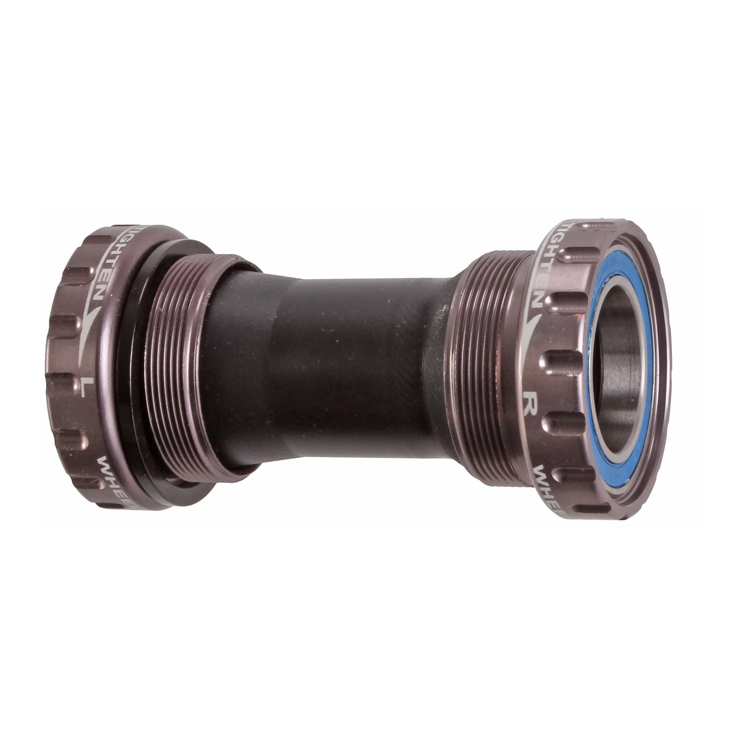 Wheels Manufacturing BSA Bottom Bracket - Shimano Road ABEC-3 Bearings Gray Cups