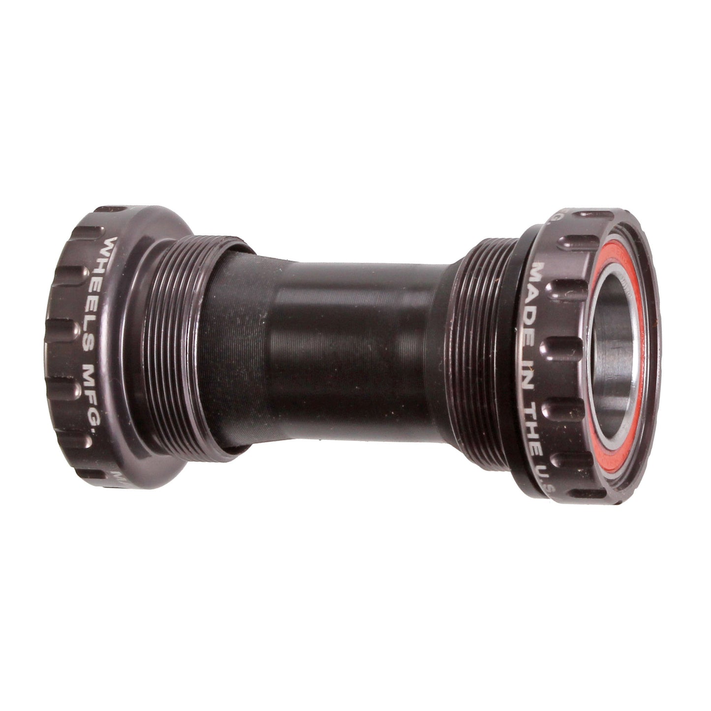 Wheels Manufacturing BSA Bottom Bracket - Shimano Road Angular Contact Bearings Gray Cups