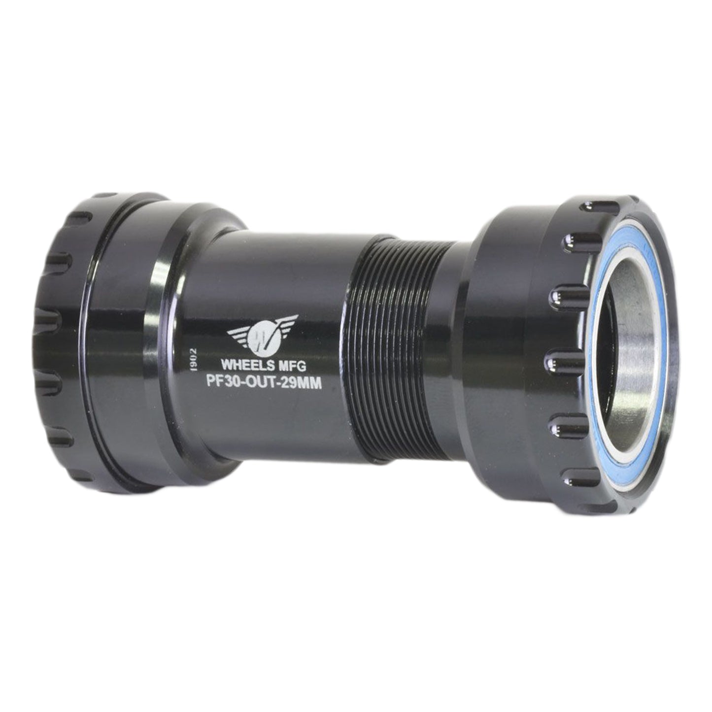 Wheels Manufacturing PressFit 30 Outboard Bottom Bracket 29mm Bearing ID SRAM DUB ABEC-3 Bearings BLK Cups