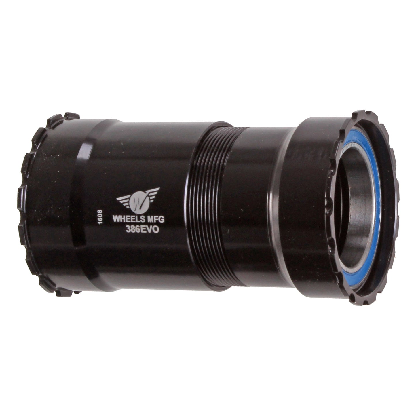 Wheels Manufacturing 386 EVO Bottom Bracket with ABEC-3 Bearings Black Cups