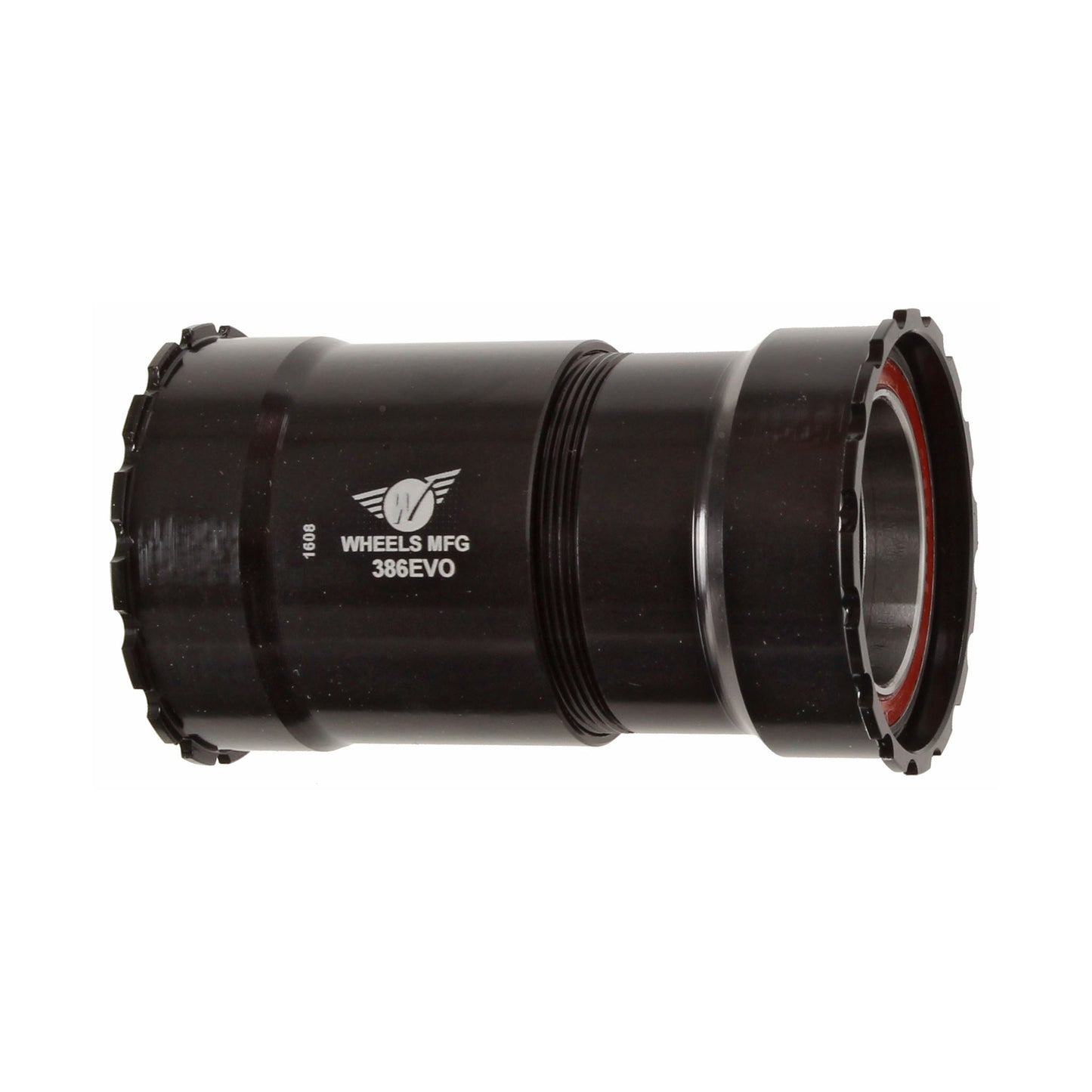 Wheels Manufacturing 386 EVO Bottom Bracket Angular Contact Bearings BLK Cups