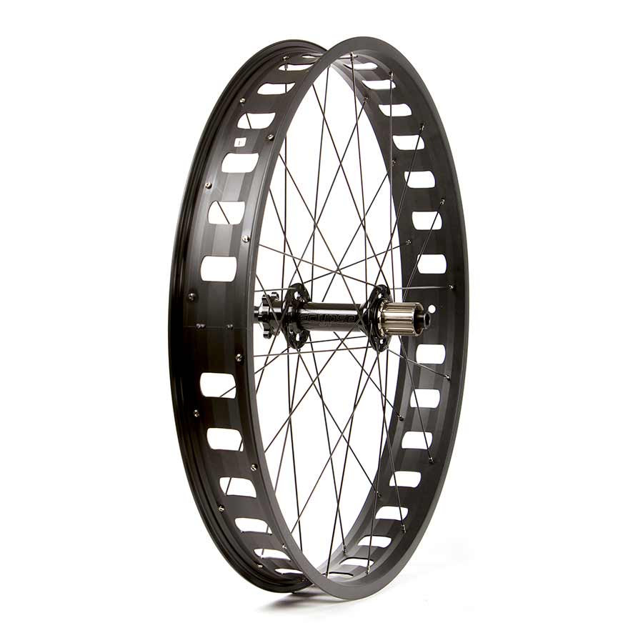 Wheel Shop Evo JP73 Black/ Novatec D202SB Wheel Rear 26'' / 559 Holes: 32 12mm TA 197mm Disc IS 6-bolt Shimano HG