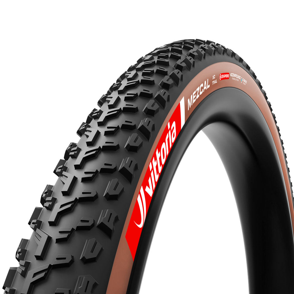 Vittoria Mezcal III Tire - 29 x 2.4 Tubeless Folding BLK/Brown 4C Trail TNT Graphene G2.0