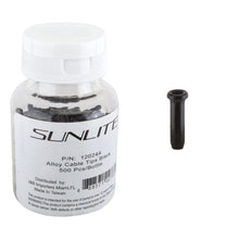 Sunlite Cable Tips  Black Bottle of 500