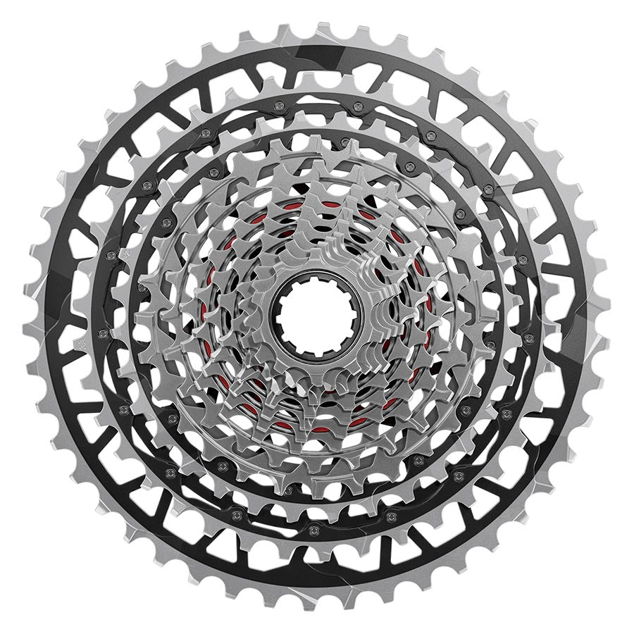 SRAM RED XPLR XG-1391 Cassette - 13-Speed 10-46t For XDR Driver BLK/Silver E1