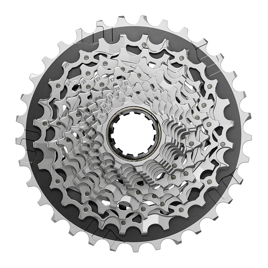 SRAM Force XG-1270 Cassette - 12-Speed 10-33t Silver For XDR Driver Body E1