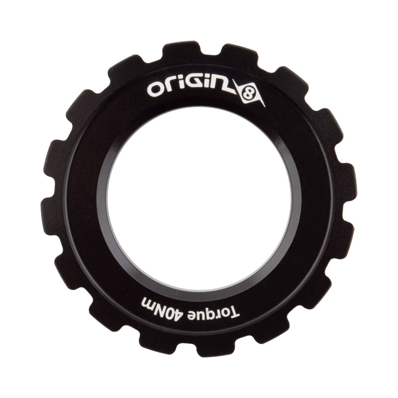 Origin8 CenterLock Disc Lockring Black Rotor