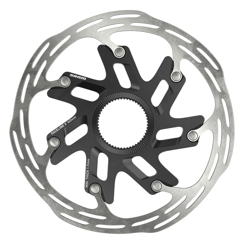 Sram Paceline X Disc Rotor 160mm Black/Silver Rotor