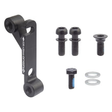 Origin8 Vise IS Mount to Flat Mount Disc Adapter FT/RR IS Mount Flat Mount Black +20mm