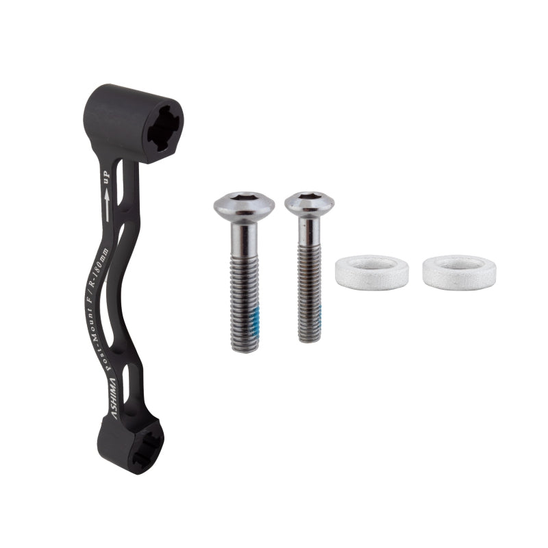 Origin8 TorqLite Post Mount Disc Adapter FT/RR Post Mount Post Mount Black +20mm