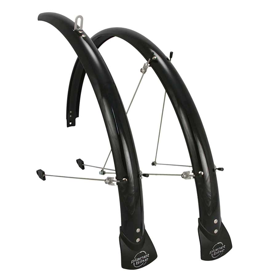 Planet Bike Hardcore 700c x 45 Fender Set: Black (700c x 25-35)