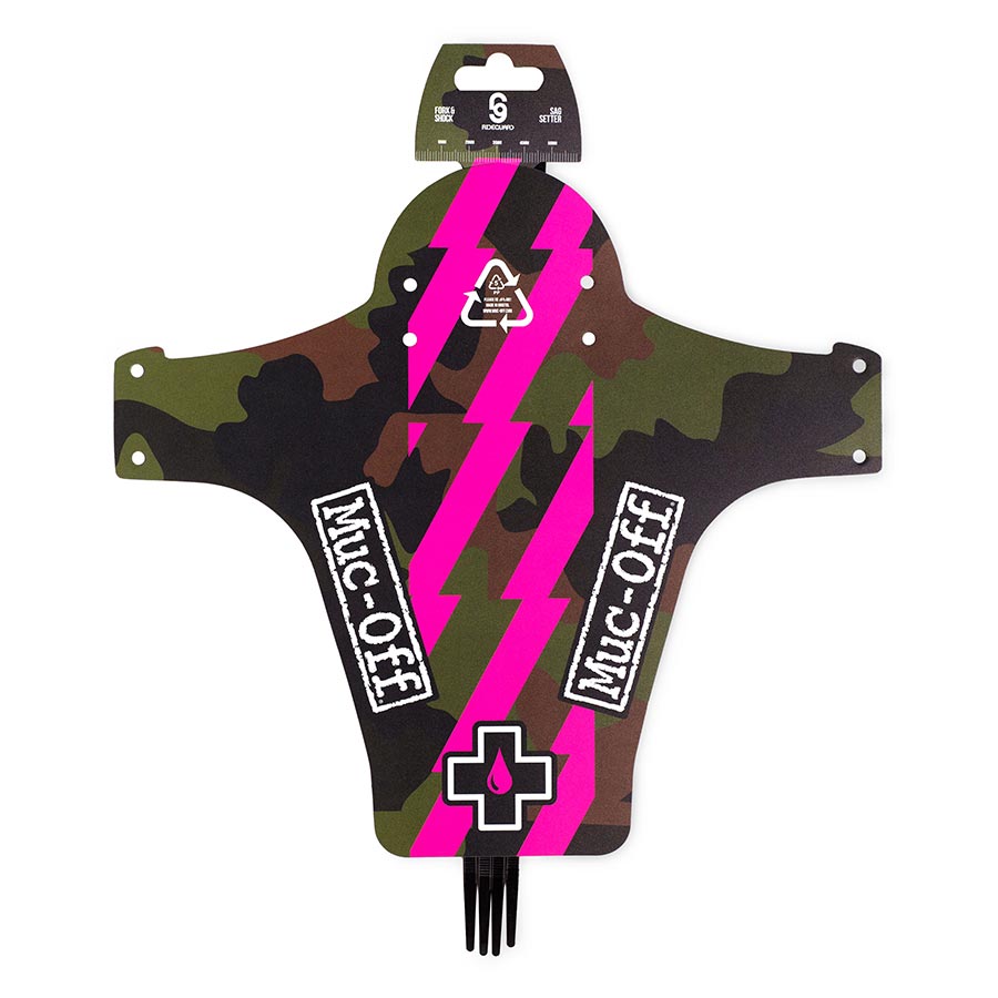 Muc-Off Ride Guard Front Fender Pink/Camo