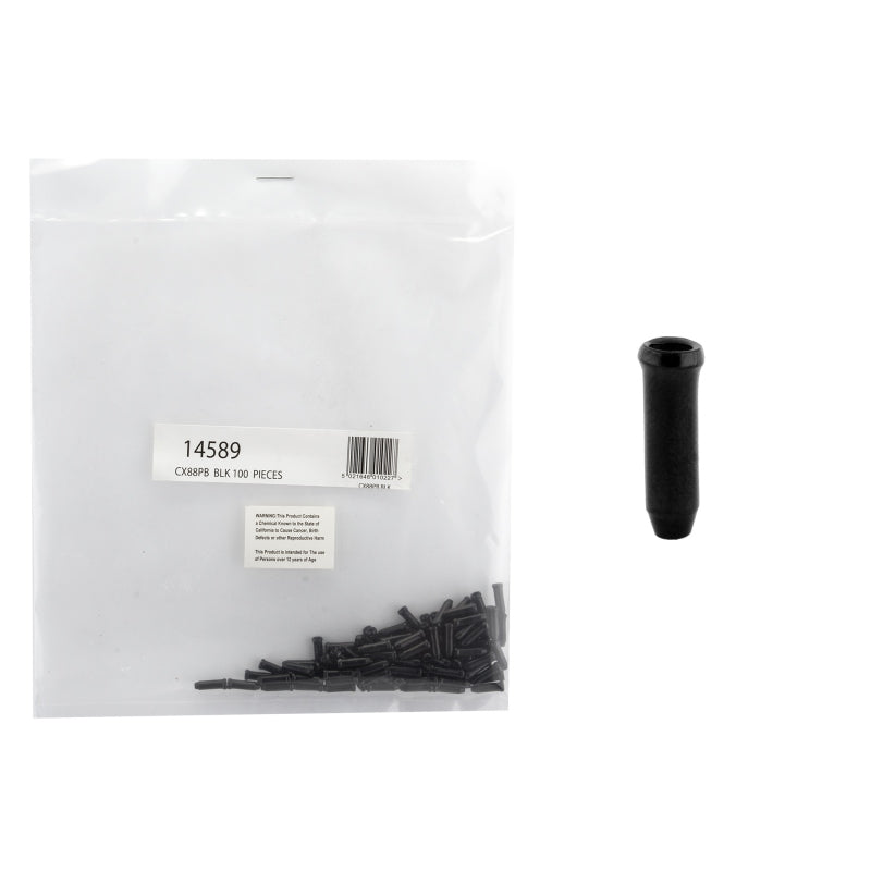 Clarks Cable Tips  Black Bottle of 100