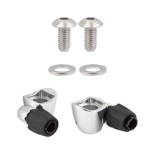 Sunrace SP131 Cable Stop w/Adjuster Std Curved Base Silver