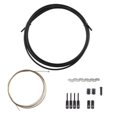 Origin8 SuperSlick Compressionless 1x Gear Cable/Housing Kit Rear 2500mm/2800mm 4mm/1.1mm Black MTB/Road Compressionless