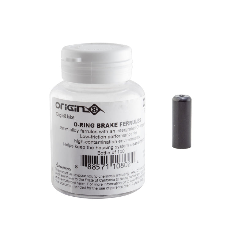 Origin8 O-Ring Gear Ferrules Gear 4mm Black