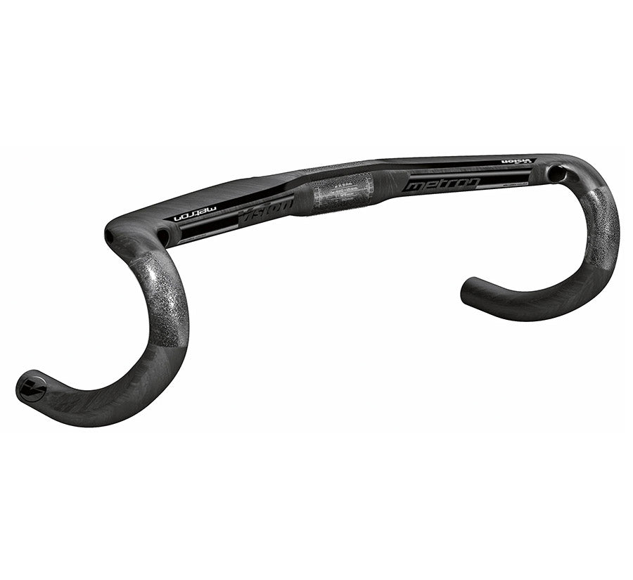 Vision Metron Aero Handlebar 31.8mm Clamp Diameter 380mm Width +10° Rise ACR Internal Routing Compatible – Carbon