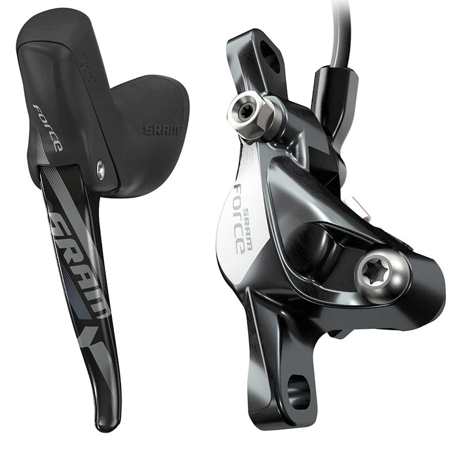 SRAM Force 1 Disc Brake and Lever - Front Hydraulic Post Mount Black A1