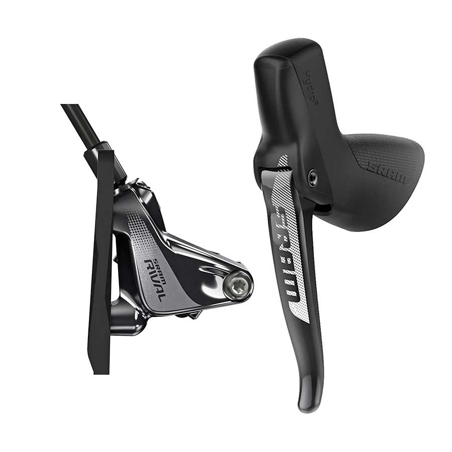 SRAM Rival 1 Disc Brake Lever - Left/Front Hydraulic Flat Mount No Offset  BLK A1