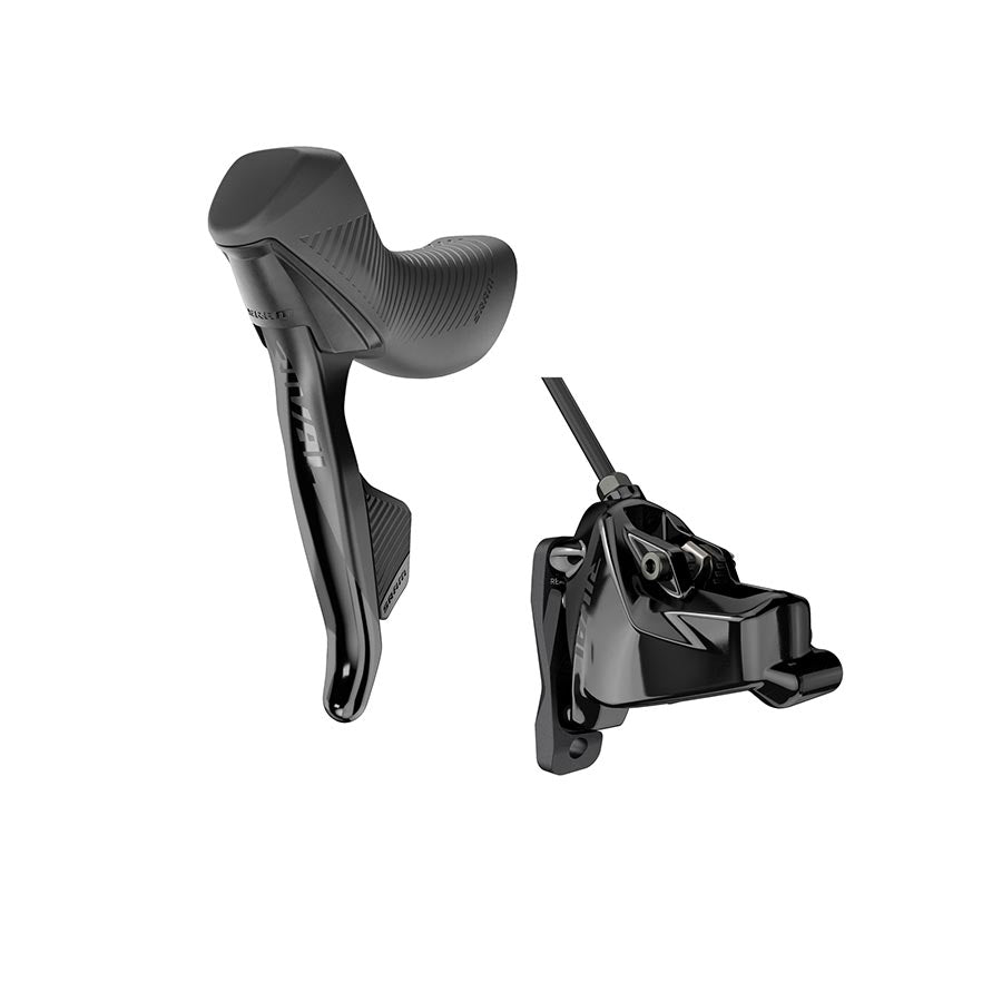 SRAM Rival eTap AXS HRD Shift/Brake Lever Hydraulic Disc Caliper - Left/Front Flat Mount 20mm Offset 950mm Hose BLK D1