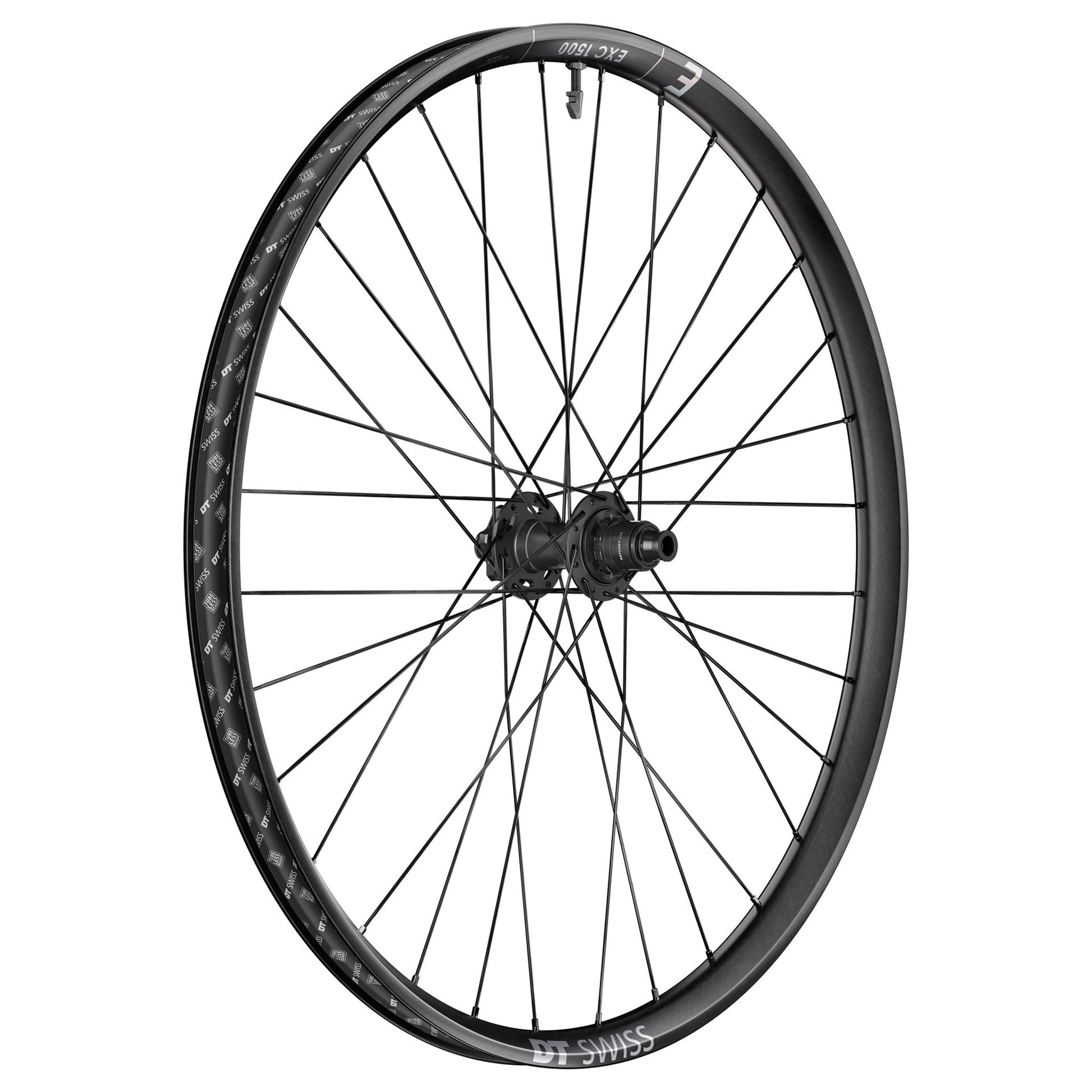 DT Swiss EXC 1500 Classic 30 Rear Wheel - 29" 12 x 148mm 6-Bolt XD/Micro Spline DEG 90 DF BLK