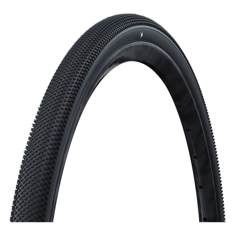 Schwalbe G-One Allround Hybrid Tire 700x40C Folding Tubeless Ready Addix Green RaceGuard 67TPI Black