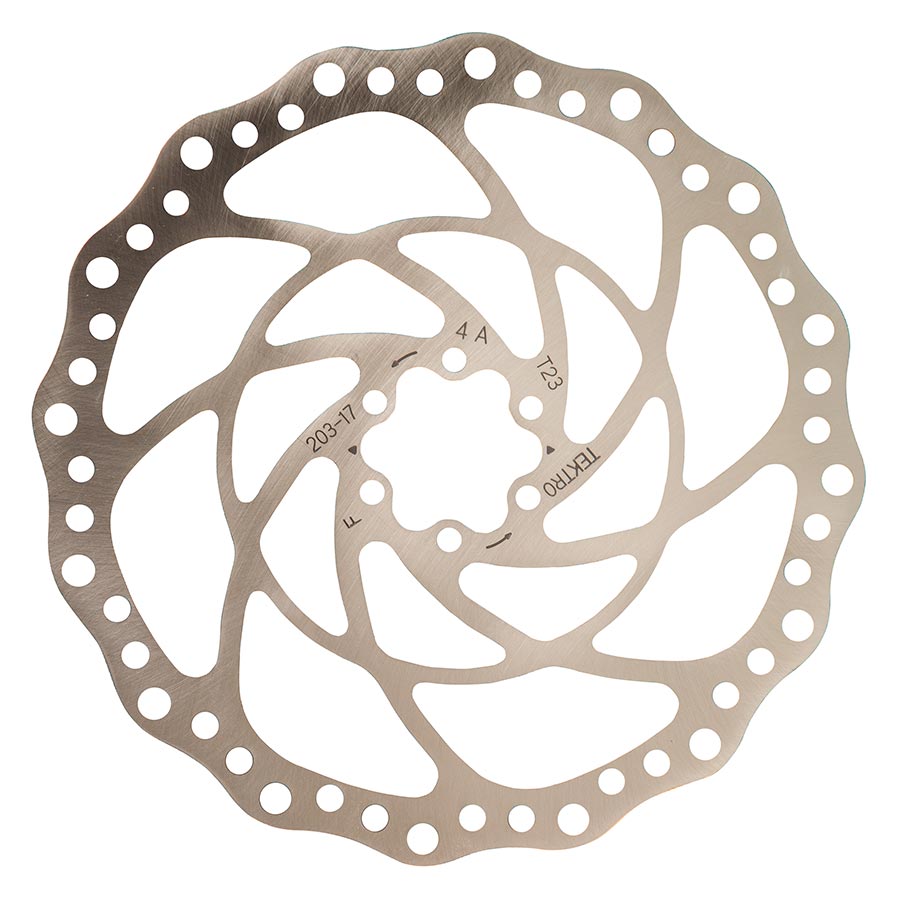 Tektro TR203-17 Disc Brake Rotor - 203mm 6-Bolt 2.3mm Thickness