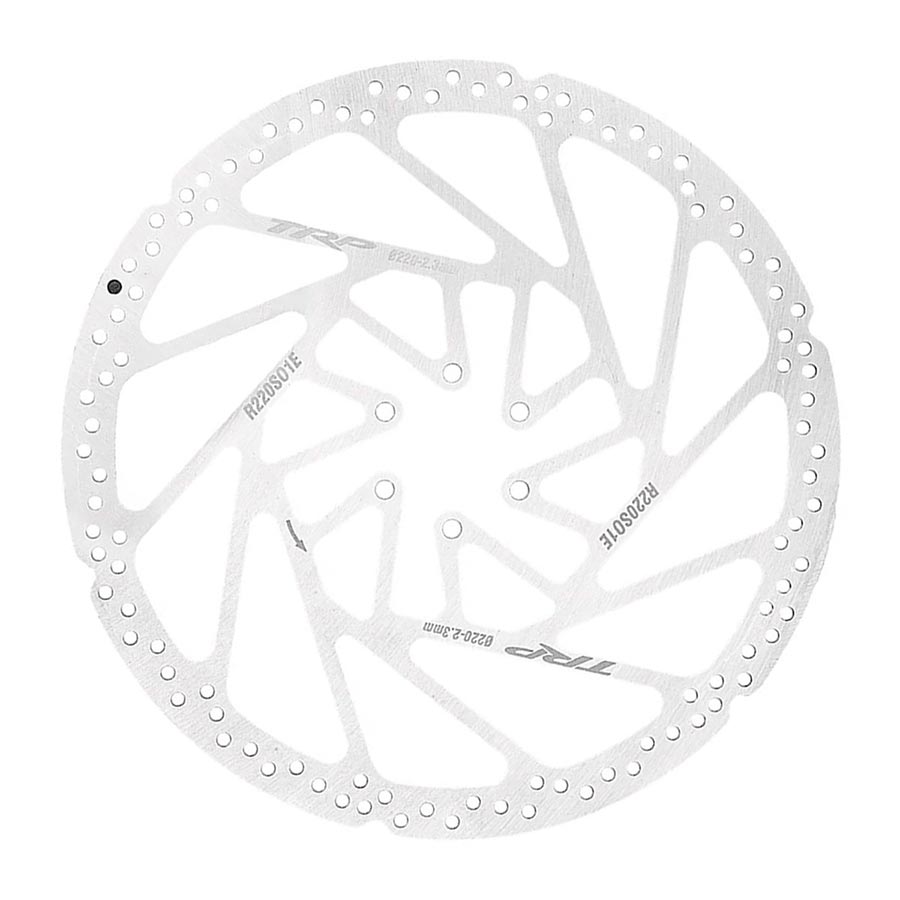 TRP R1 Disc Brake Rotor - 220mm 6-Bolt 2.3mm Rust Blocker Treatment Silver