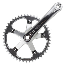 Origin8 SST 170x46 103mm JIS Square Taper crankset silver/silver