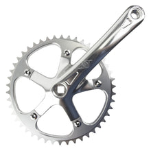 Origin8 SST 175x46 103mm JIS Square Taper crankset silver/silver