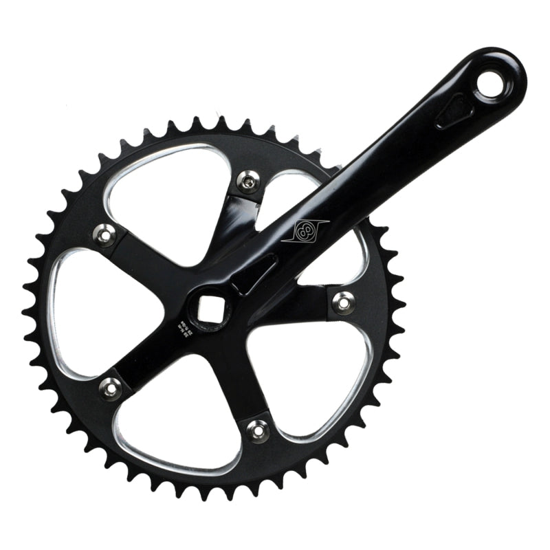 Origin8 SST 175x46 103mm JIS Square Taper crankset black/black