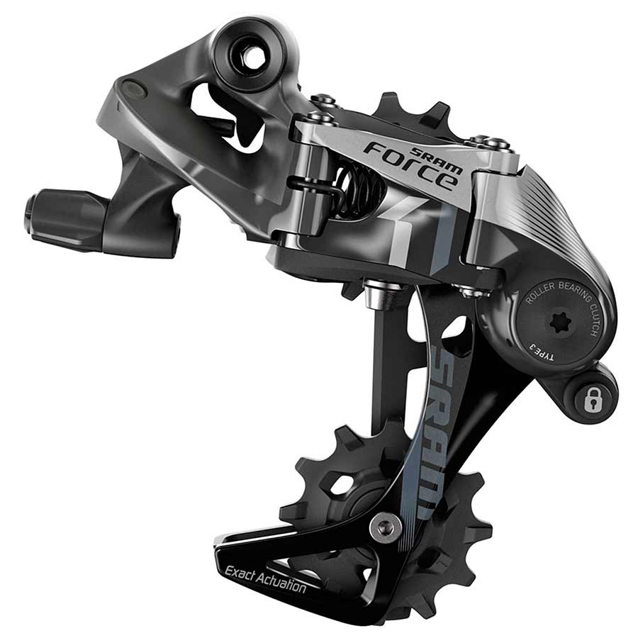 SRAM Force 1 Rear Derailleur - 11 Speed Long Cage Gray