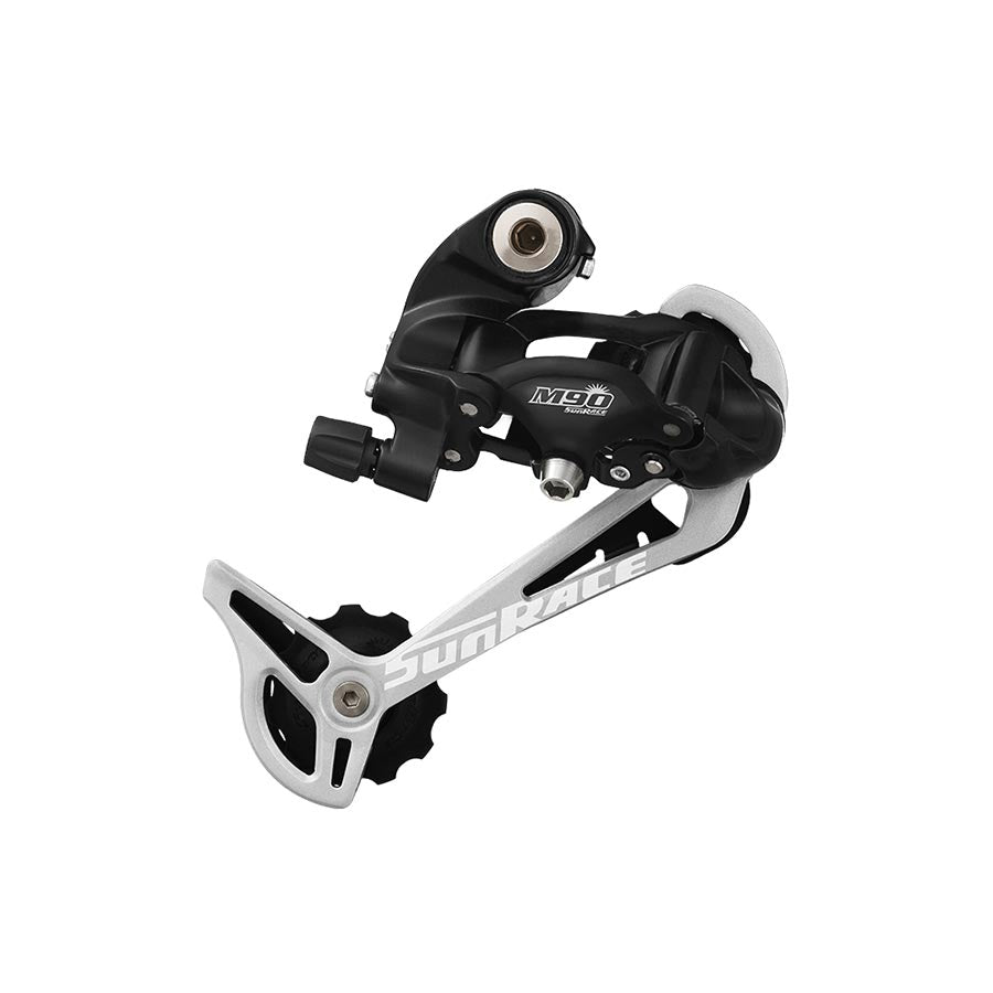 SunRace M91 Rear Derailleur - 9-Speed Long Cage Black