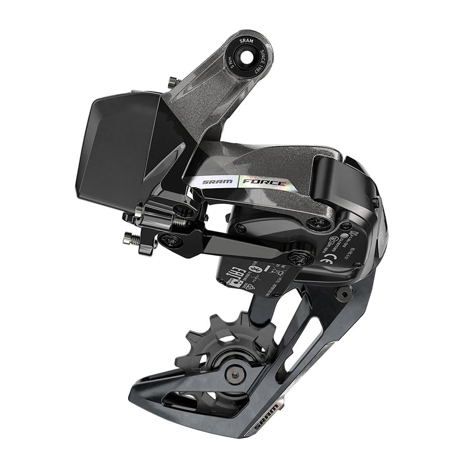 SRAM Force XPLR AXS eTap Rear Derailleur - 12-Speed Medium Cage 44t Max Battery Not Included Iridescent Gray D2
