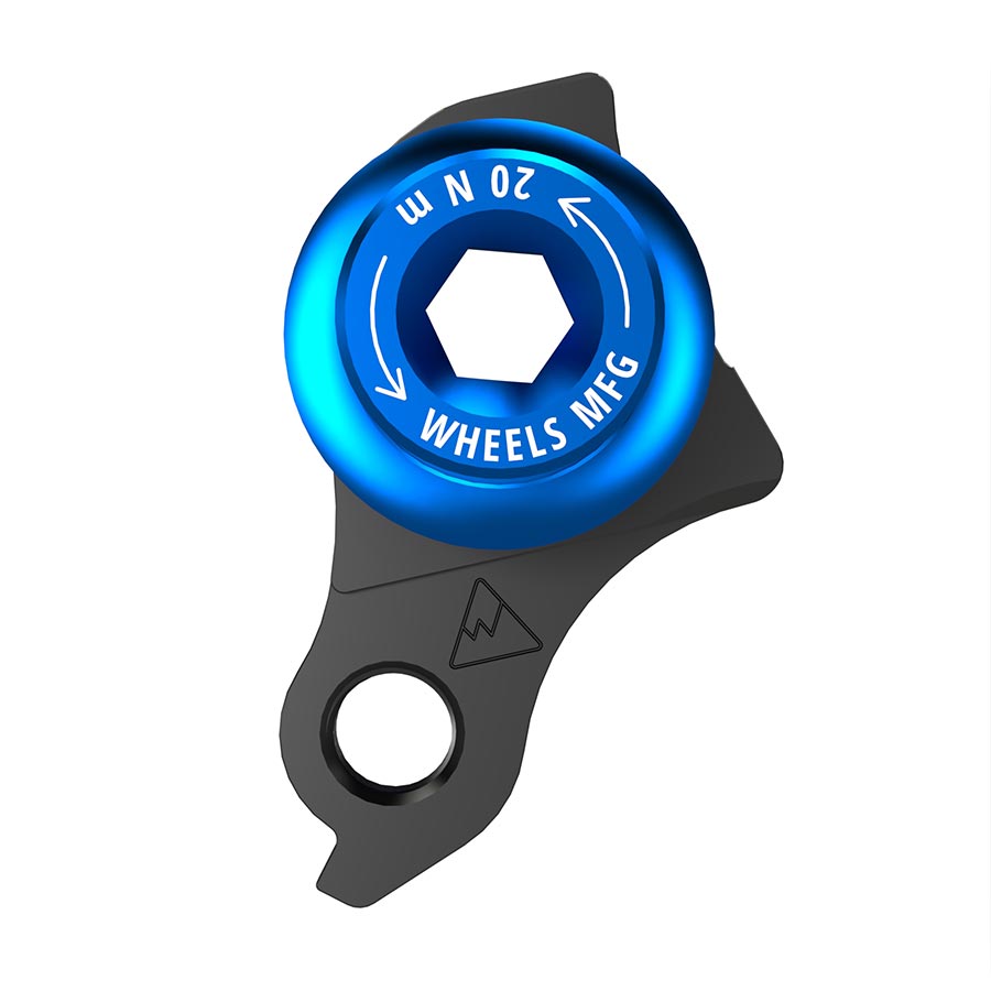 Wheels Manufacturing Universal Derailleur Hanger - 487-5 For Trek ABP MTB Frames designed to accept SRAM UDH BLK/Teal