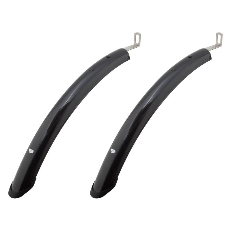 Pure cycles Mini-Fenders Pair 700C Alloy/Composite Gloss Black