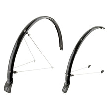 Planet bike Hardcore Fenders Pair Road 700C x 35mm Polycarbonate Black 25mm / .98`