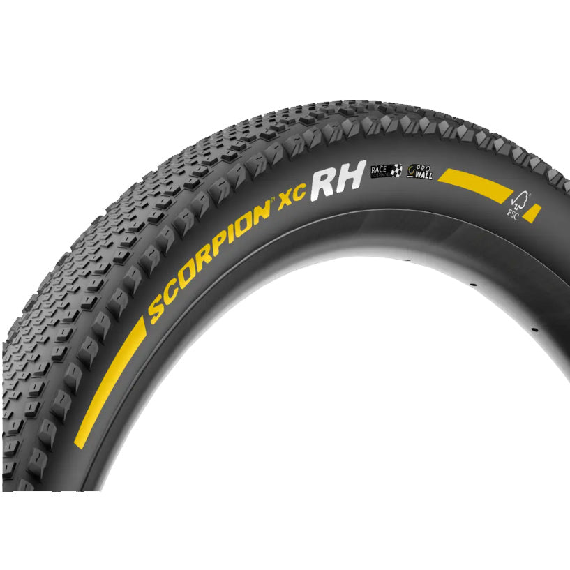 Pirelli Scorpion XC RH Tire - 29 x 2.4 Tubeless Folding YLW Label Team Edition ProWall Race