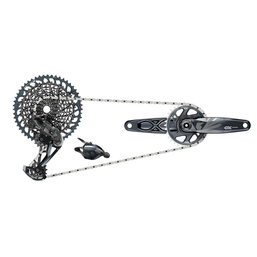 SRAM GX Eagle Groupset - 175mm Crankset 32t DUB Trigger Shifter Rear Derailleur 12-Speed 10-52t Cassette 12-Speed Chain