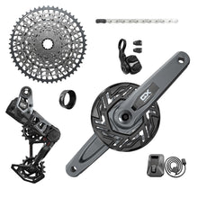 SRAM GX Eagle T-Type Ebike AXS Groupset - 160mm ISIS Crank Arms Bosch 36T Ring/Clip-On Guard Derailleur Shifter 10-52t Cassette
