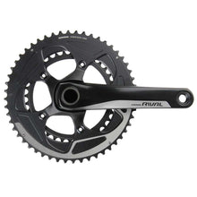 SRAM Rival 22 Crankset - 172.5mm 11-Speed 52/36t 110 BCD GXP Spindle Interface BLK