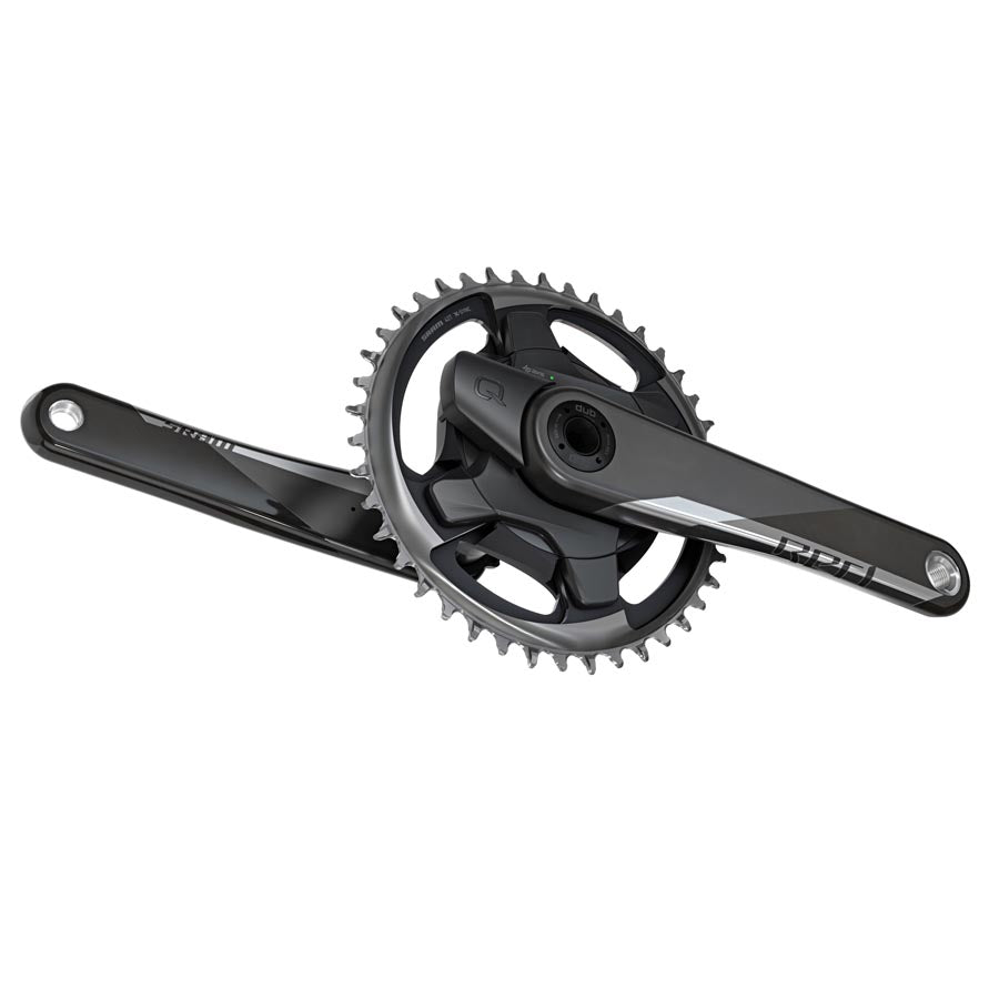 SRAM Red 1 AXS Quarq Power Meter Crankset Speed: 12 Spindle: 28.99mm BCD: Direct Mount 46 DUB 172.5mm Black Road