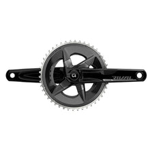 SRAM Rival AXS Crankset Quarq Power Meter - 175mm 12-Speed 48/35t Yaw 107 BCD DUB Spindle Interface BLK D1