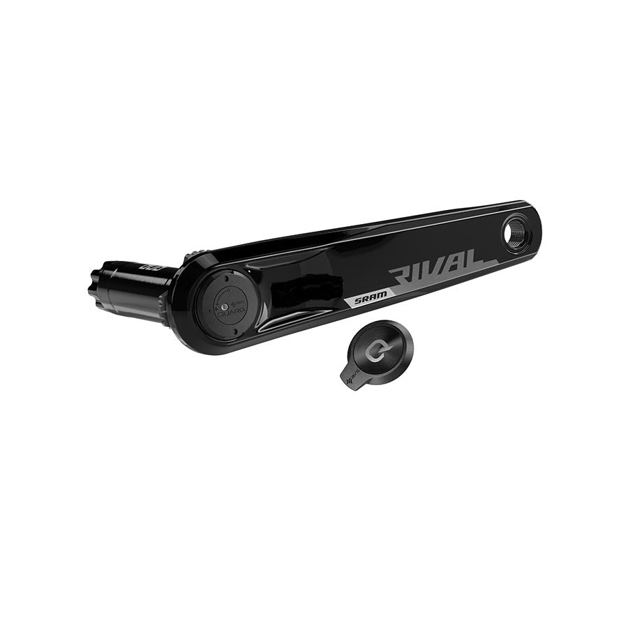 SRAM Rival AXS Power Meter Left Crank Arm Spindle Upgrade Kit - 175mm DUB Spindle Interface BLK D1