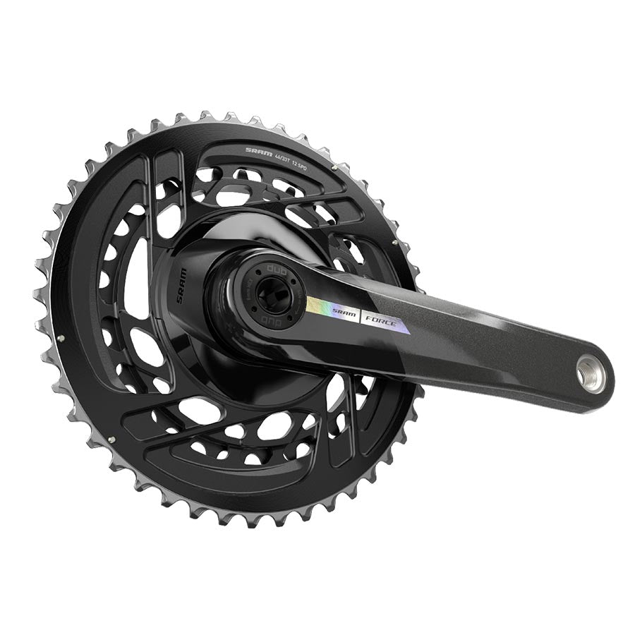 SRAM Force Crankset - 170mm 2x 12-Speed 46/33t Direct Mount DUB Spindle Interface Iridescent Gray D2