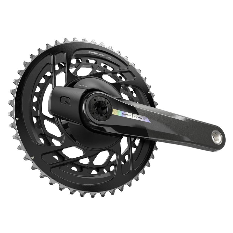 SRAM Force AXS Power Meter Crankset - 172.5mm 2x 12-Speed 48/35t Direct Mount DUB Spindle Interface Iridescent Gray D2
