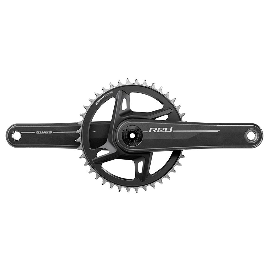SRAM RED 1x XPLR Wide Crankset - 165mm 13-Speed 42t 8-Bolt Direct Mount DUB Spindle Natural Carbon E1